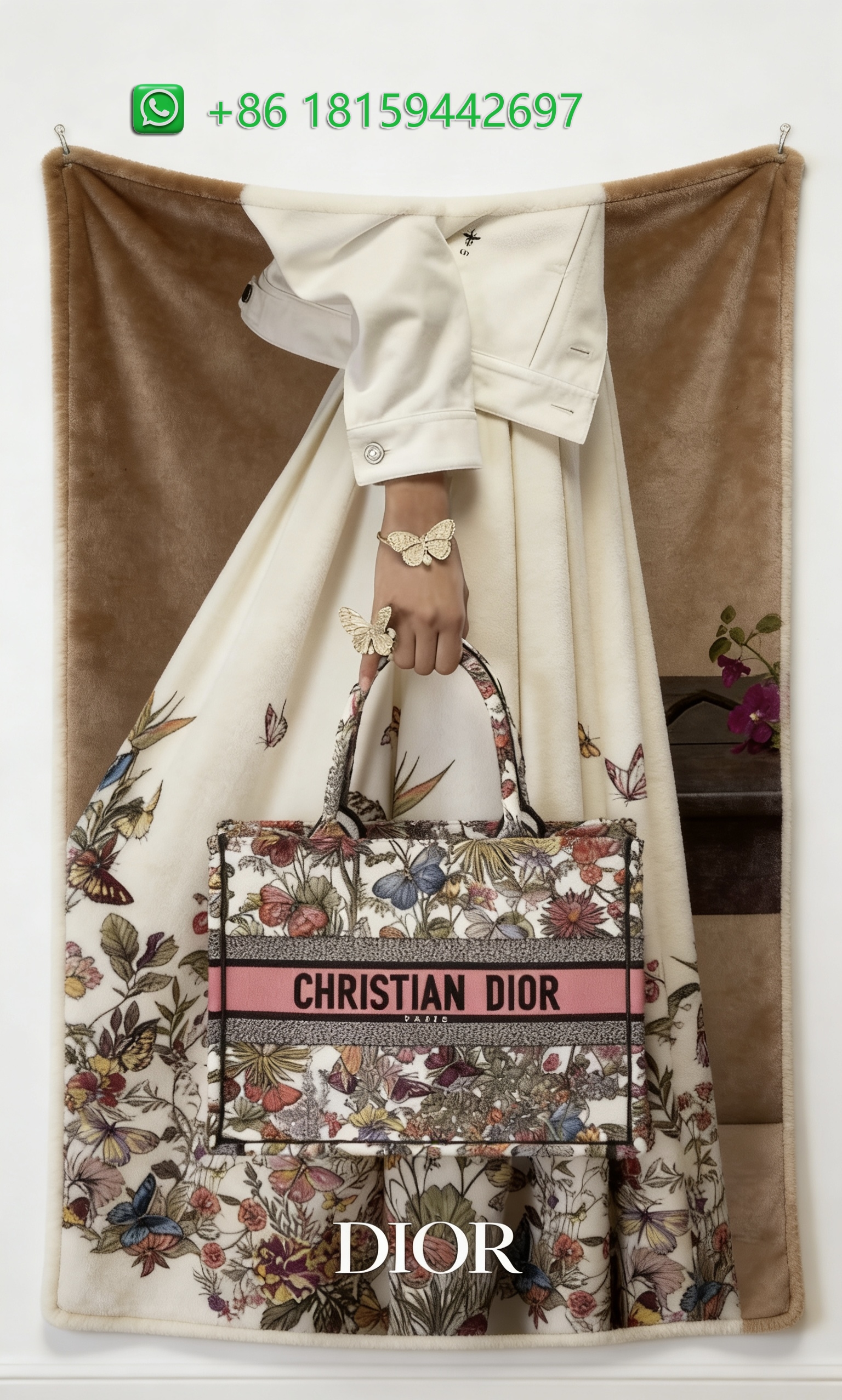 Dior Throw Blankets